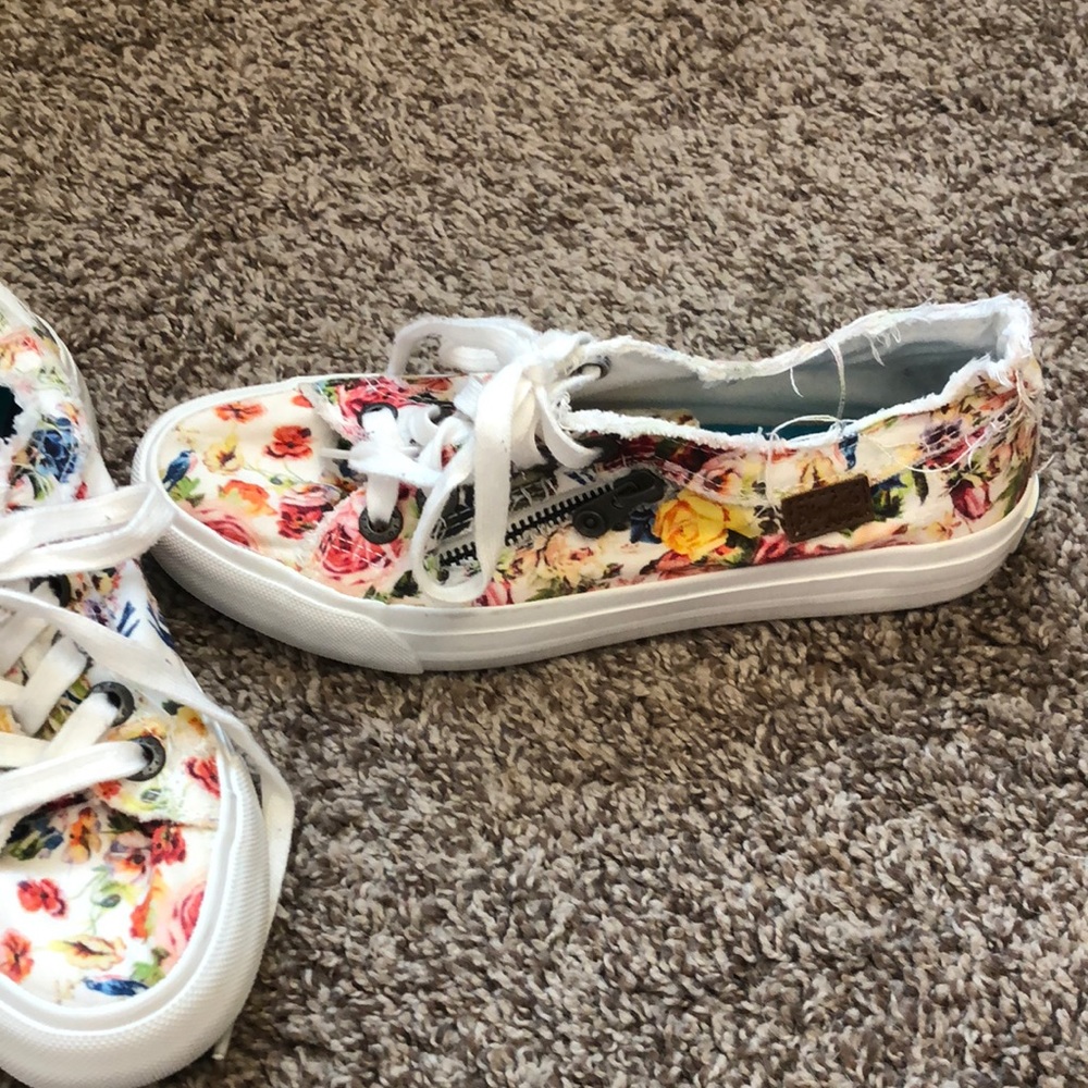 Blowfish floral shoes.
